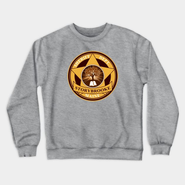 Storybrooke Sheriff Department Crewneck Sweatshirt by klance